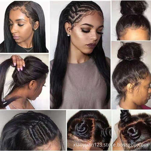 Wholesale Indian Unprocessed 9a10aRaw Remy hd Lace Frontal Wig Virgin Cuticle Aligned Peruvian Human Hair Front Lace Front Wigs